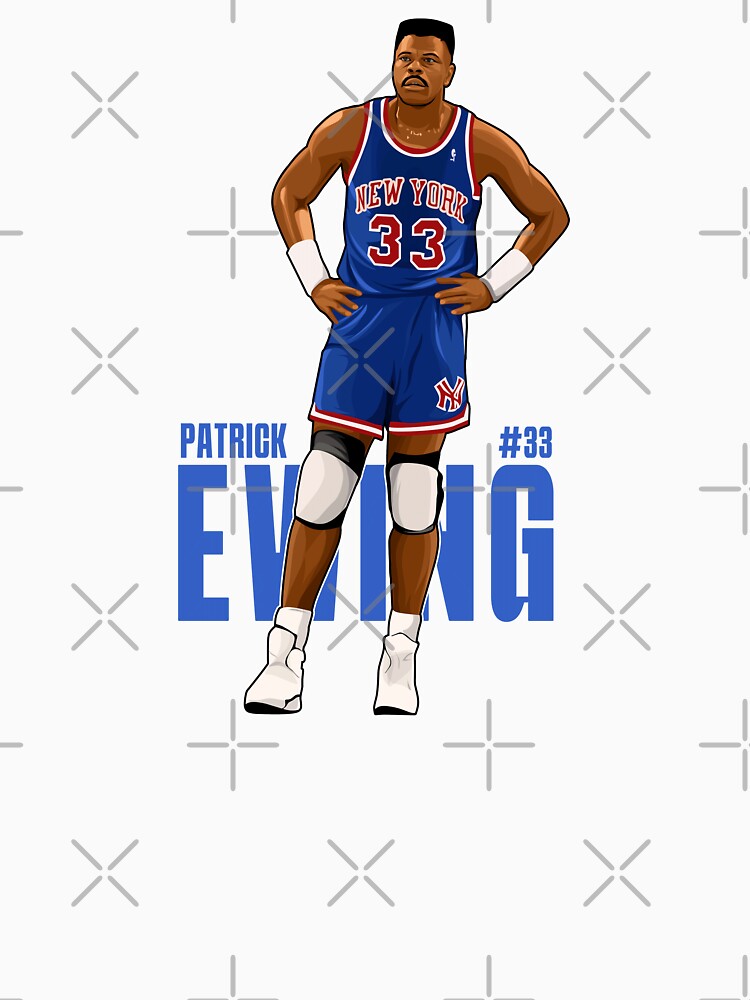 PATRICK EWING Athletics Ewing Blue Basketball Jersey