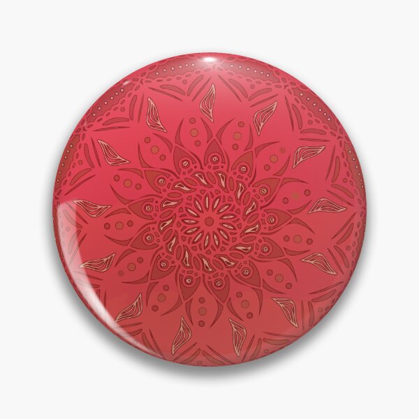 Item preview, Floral and Tribal Harmony in Red and Pink designed and sold by GAP90.