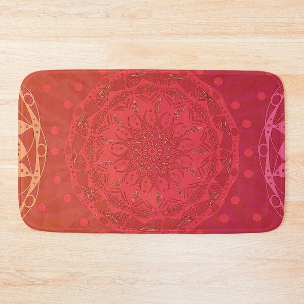 Item preview, Floral and Tribal Harmony in Red and Pink designed and sold by GAP90.
