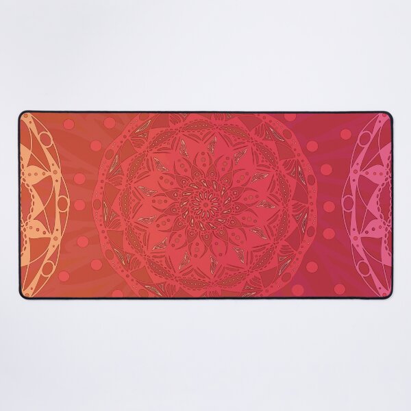 Item preview, Floral and Tribal Harmony in Red and Pink designed and sold by GAP90.