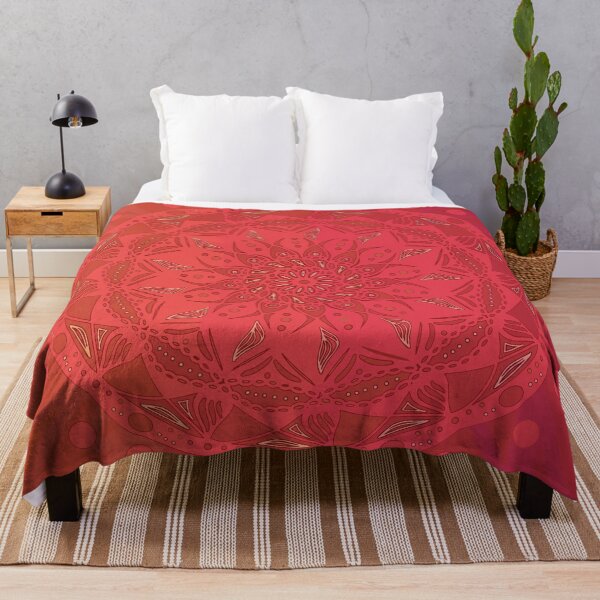 Item preview, Floral and Tribal Harmony in Red and Pink designed and sold by GAP90.