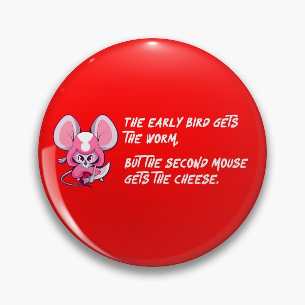 Item preview, The early bird gets the worm, but the second mouse gets the cheese designed and sold by teecraftstudios.