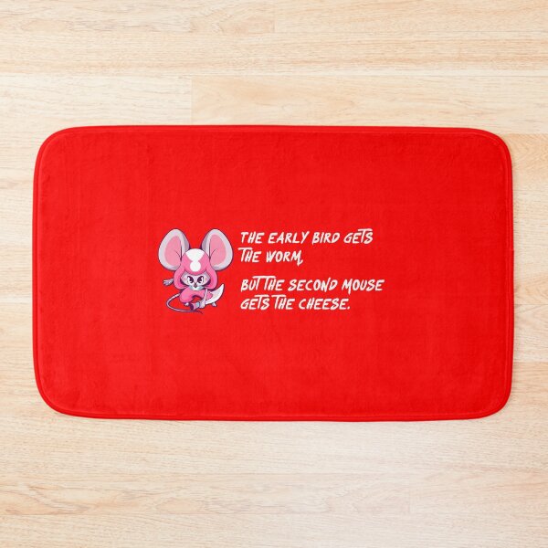 Item preview, The early bird gets the worm, but the second mouse gets the cheese designed and sold by teecraftstudios.