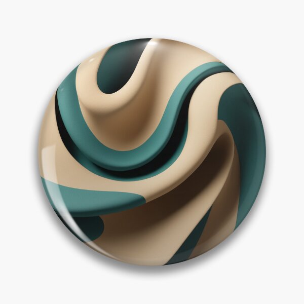 Item preview, a close up of a green and beige fabric designed and sold by Enga6.