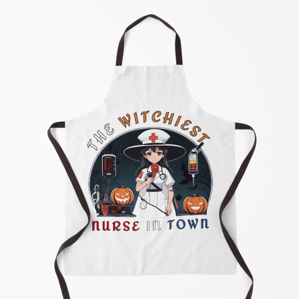 Item preview, The Witchiest Nurse in Town - Cute Halloween Anime Nurse II designed and sold by DevemDavam.