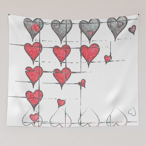 Item preview, CRAZY HEARTS designed and sold by inarausch2023.