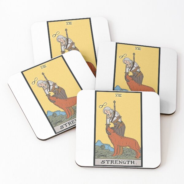 Item preview, Ciri Strength Tarot Card  designed and sold by Vixennjade.