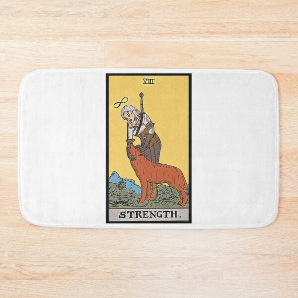 Item preview, Ciri Strength Tarot Card  designed and sold by Vixennjade.