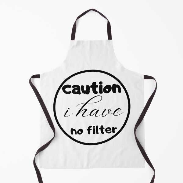 Item preview, Caution I Have No Filter Shirt, designed and sold by mer-ONE.