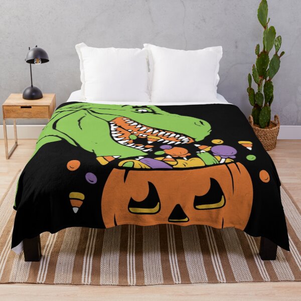 Item preview, T Rex Eating Halloween Candy designed and sold by kjanedesigns.