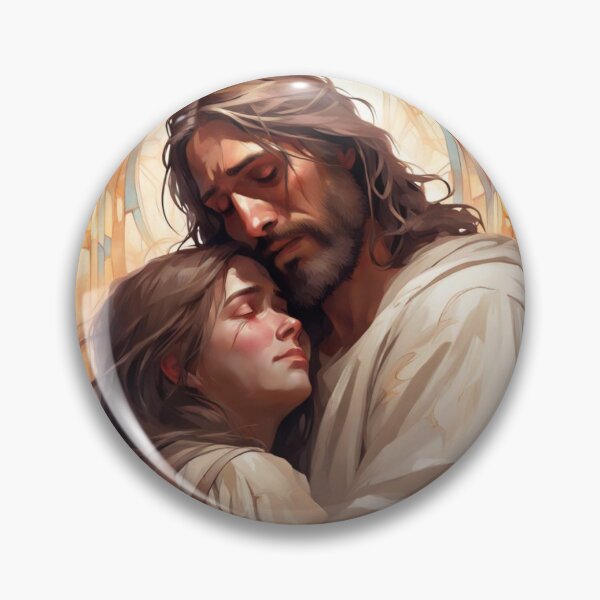 Item preview, Jesus hugging a girl designed and sold by ehiitslucy.