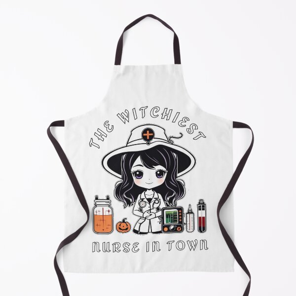 Item preview, The Witchiest Nurse in Town - Cute Halloween Anime Nurse I designed and sold by DevemDavam.