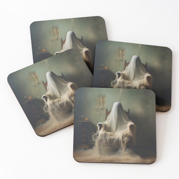 Item preview, Ghost in old house, creepy art designed and sold by silent-violin.