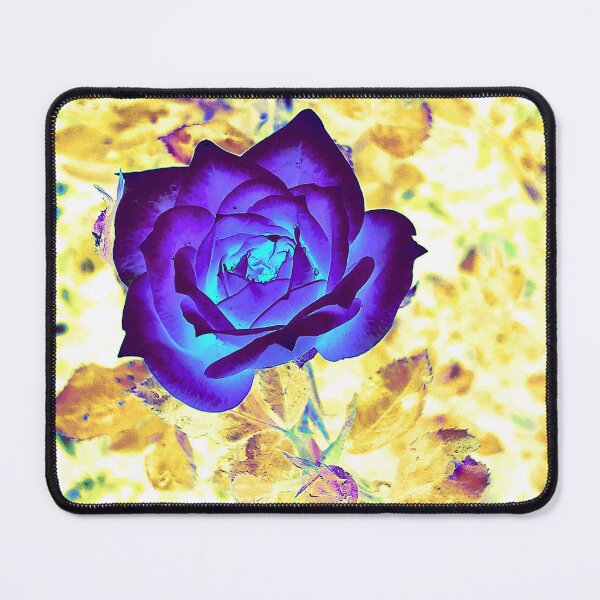 Item preview, purple rose on a resplendent yellow background designed and sold by Gabriel BOCQUAIRE.
