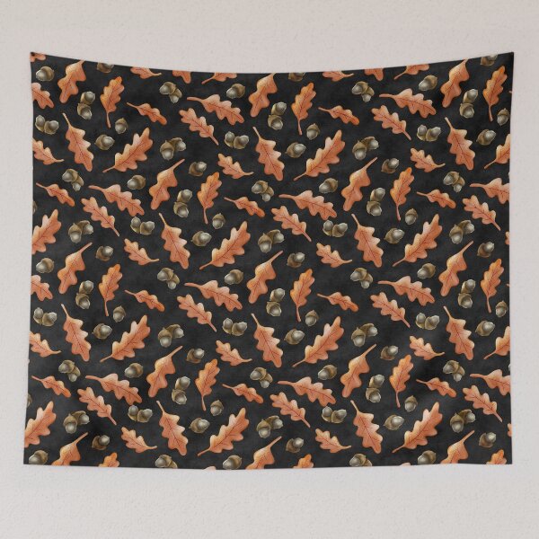 Item preview, Autumn Pattern 'Acorn' designed and sold by Kalaidas-Art.