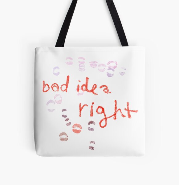 Olivia Rodrigo Tote Bag Bad Idea Right Tote Bag With a Quote 