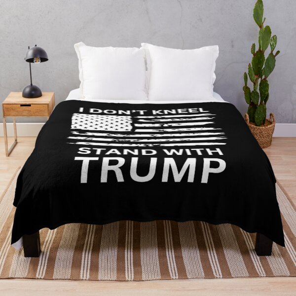 Item preview, I Don't kneel Stand with Trump T-Shirt designed and sold by ANNINOART ⭐⭐⭐⭐⭐.