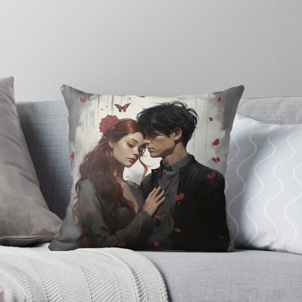 Item preview, Cybernetic Serenade: A Red and Black Pixel Love Tale designed and sold by oanaunciuleanu.