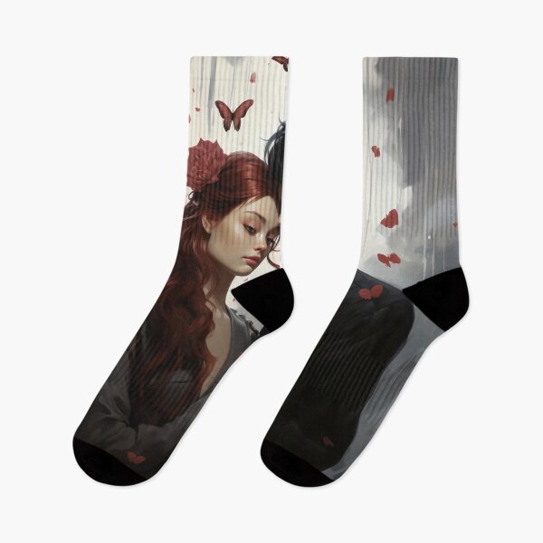 Item preview, Cybernetic Serenade: A Red and Black Pixel Love Tale designed and sold by oanaunciuleanu.