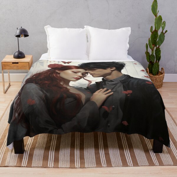 Item preview, Cybernetic Serenade: A Red and Black Pixel Love Tale designed and sold by oanaunciuleanu.