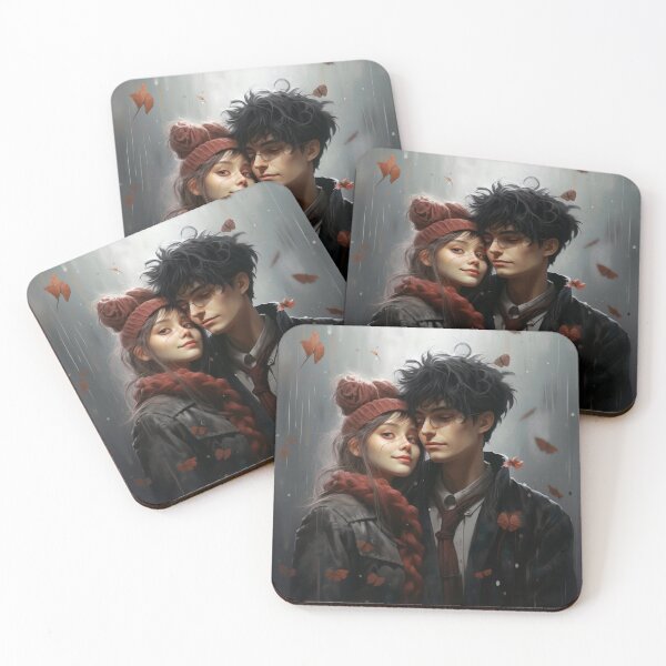Item preview, Cybernetic Serenade: A Red and Black Pixel Love Tale designed and sold by oanaunciuleanu.