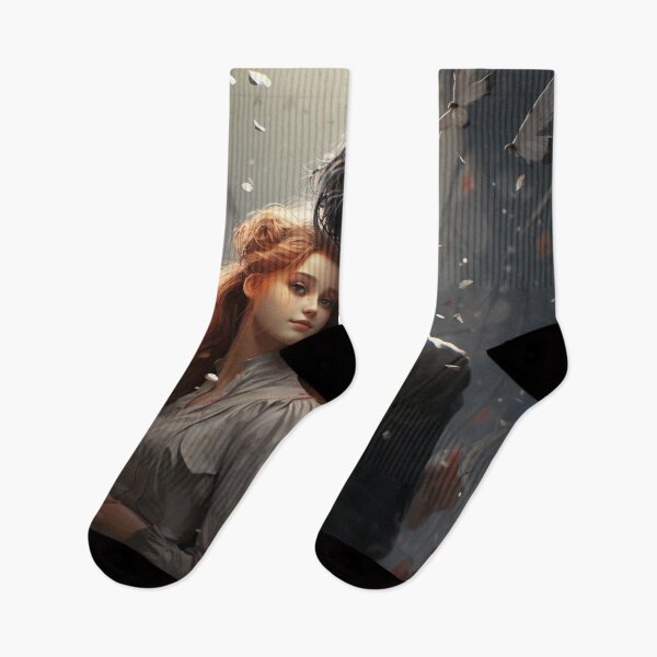 Item preview, Cybernetic Serenade: A Red and Black Pixel Love Tale designed and sold by oanaunciuleanu.