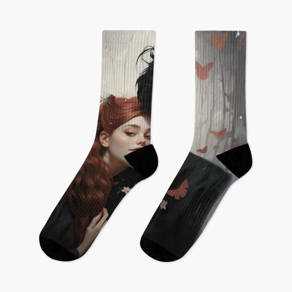 Item preview, Cybernetic Serenade: A Red and Black Pixel Love Tale designed and sold by oanaunciuleanu.