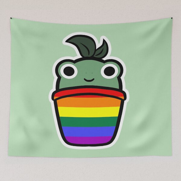 Item preview, Froggy Plant Pride designed and sold by LavenderSpaceOddity.