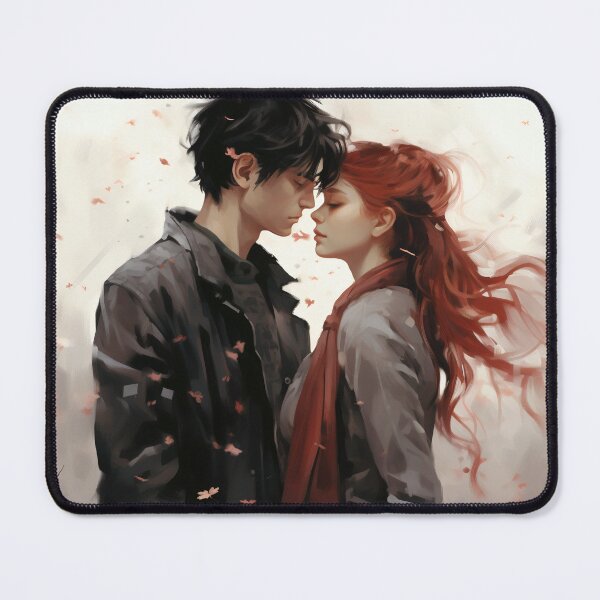 Item preview, Cybernetic Serenade: A Red and Black Pixel Love Tale designed and sold by oanaunciuleanu.