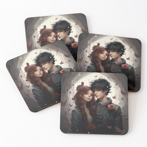 Item preview, Cybernetic Serenade: A Red and Black Pixel Love Tale designed and sold by oanaunciuleanu.