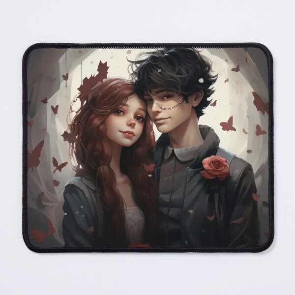 Item preview, Cybernetic Serenade: A Red and Black Pixel Love Tale designed and sold by oanaunciuleanu.