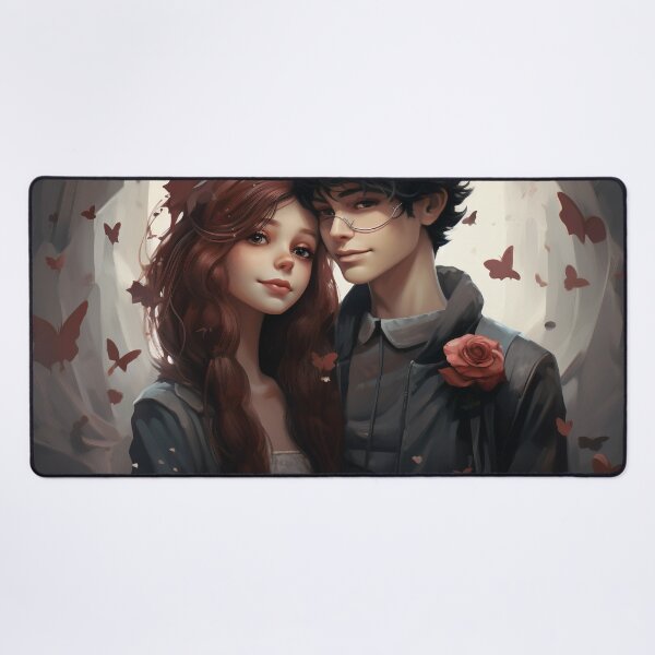 Item preview, Cybernetic Serenade: A Red and Black Pixel Love Tale designed and sold by oanaunciuleanu.