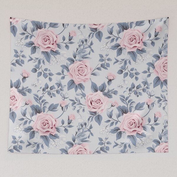 Artikelvorschau, Rose auf hellblauem Hintergrund entworfen und verkauft von sakurashorty.