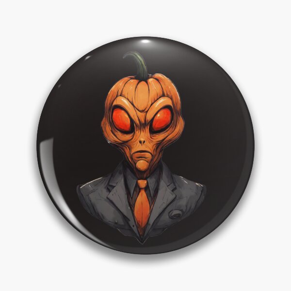 Item preview, Mr. Alien Pumpkin Halloween Visitor designed and sold by white-bat.