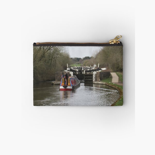 Item preview, Narrowboat climbing the skyway to heaven at Hatton, Warwick. designed and sold by Jo Lodge.