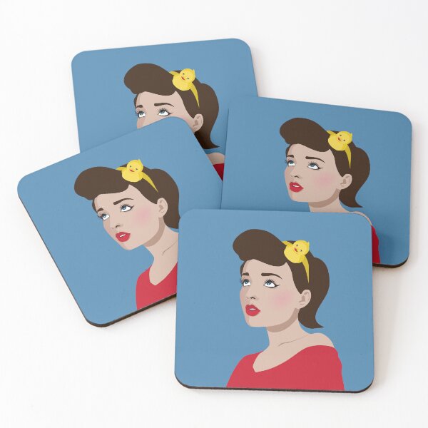 Item preview, Portrait of a girl in pin up style designed and sold by Bimbombam.