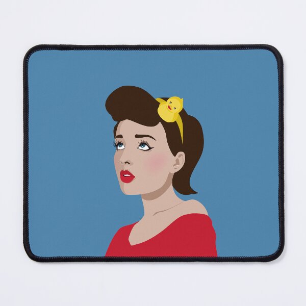 Item preview, Portrait of a girl in pin up style designed and sold by Bimbombam.