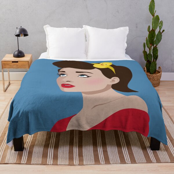 Item preview, Portrait of a girl in pin up style designed and sold by Bimbombam.