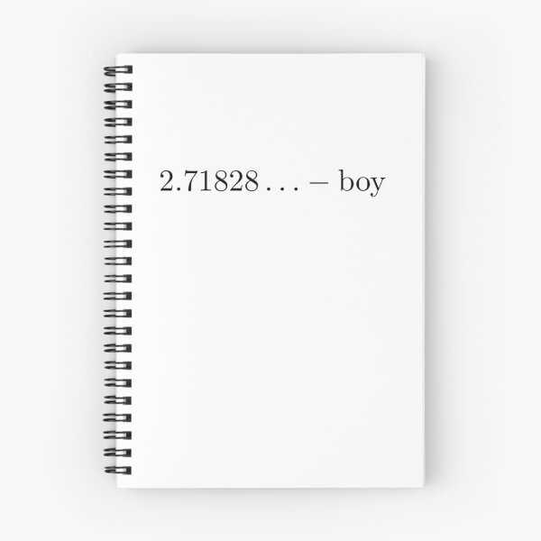 Item preview, e-boy math joke 2 number 2,71828 black color latex designed and sold by xiape.