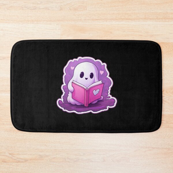 Item preview, Cute halloween ghost reading pink book designed and sold by Mateusz Majcherek.