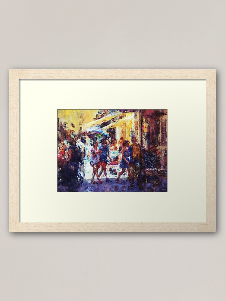Alternate view of The Marketplace Framed Art Print