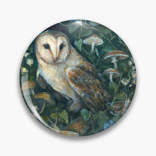 Item preview, Barn Owl Forest designed and sold by claramcallister.