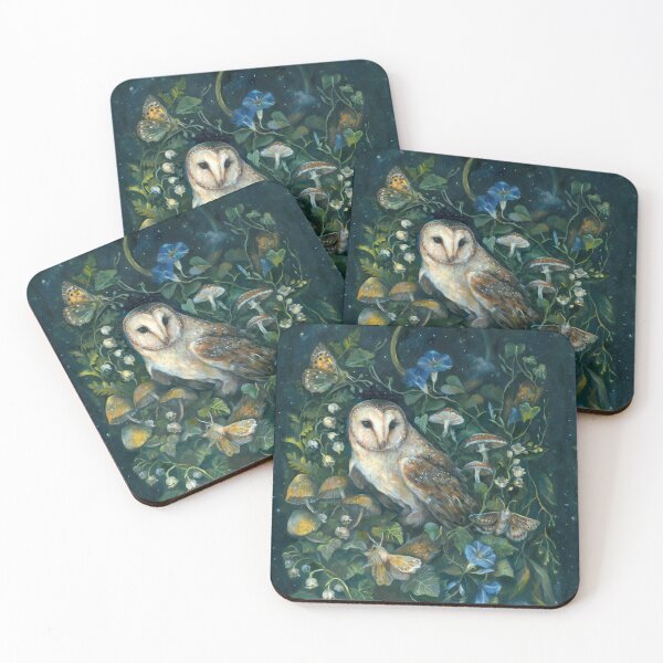 Item preview, Barn Owl Forest designed and sold by claramcallister.