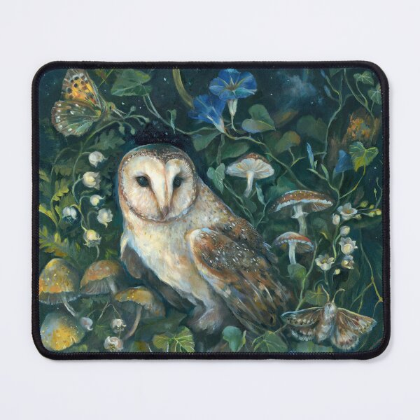Item preview, Barn Owl Forest designed and sold by claramcallister.
