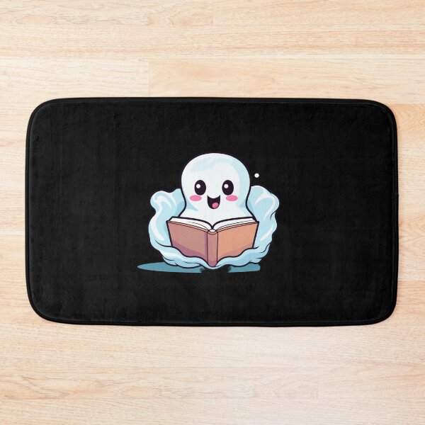 Item preview, Cute halloween ghost reading pink book designed and sold by Mateusz Majcherek.