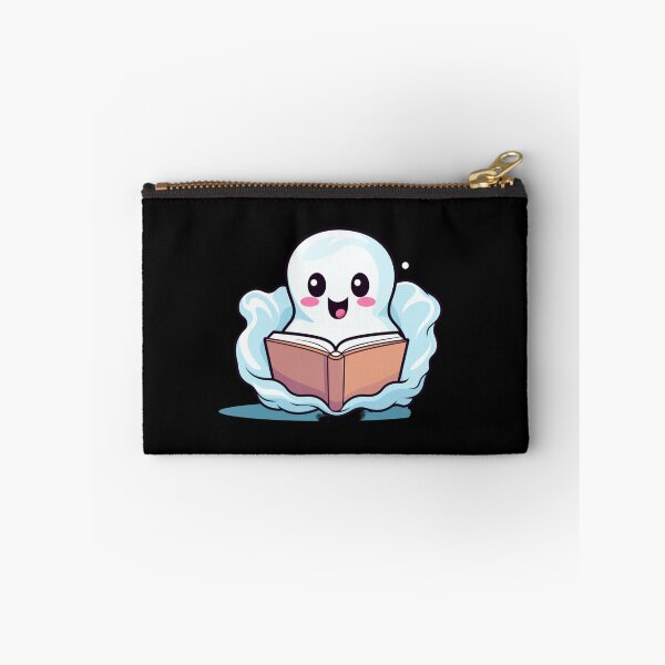 Item preview, Cute halloween ghost reading pink book designed and sold by Mateusz Majcherek.