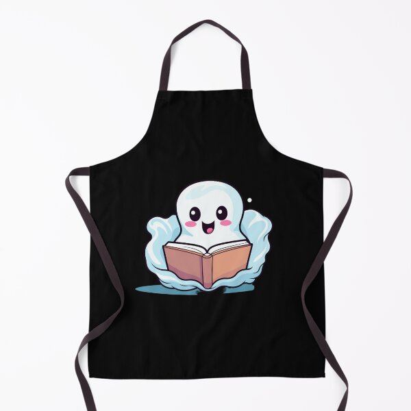 Item preview, Cute halloween ghost reading pink book designed and sold by Mateusz Majcherek.
