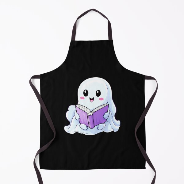 Item preview, Cute halloween ghost reading pink book designed and sold by Mateusz Majcherek.