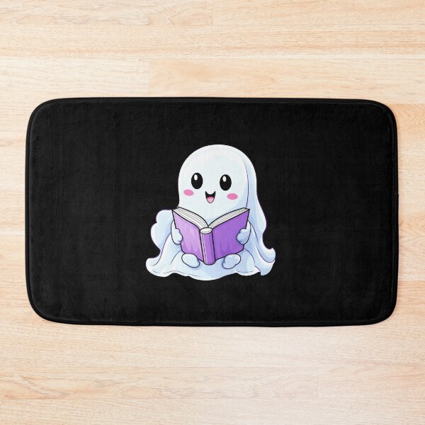 Item preview, Cute halloween ghost reading pink book designed and sold by Mateusz Majcherek.