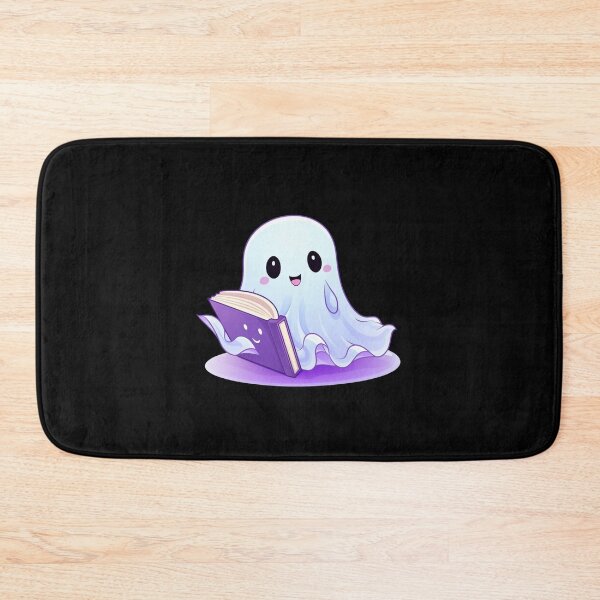 Item preview, Cute halloween ghost reading pink book designed and sold by Mateusz Majcherek.
